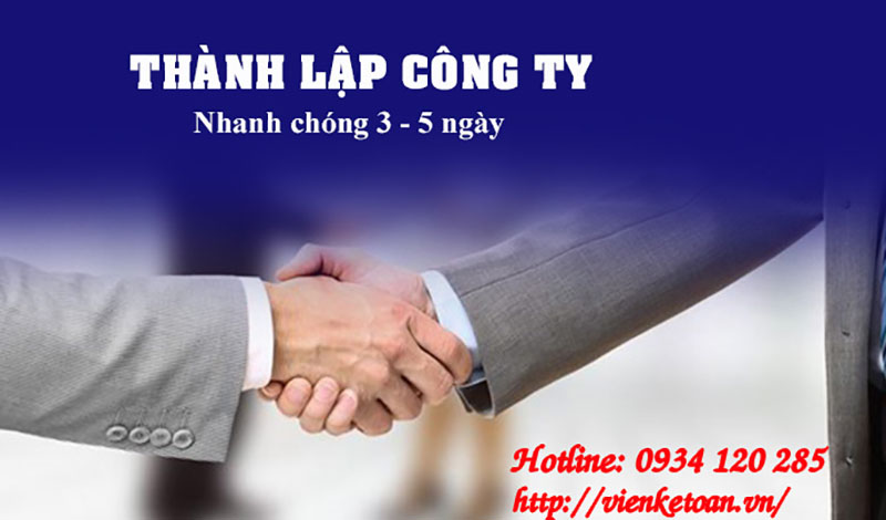 Dịch Vụ Thành Lập Công Ty Trọn Gói