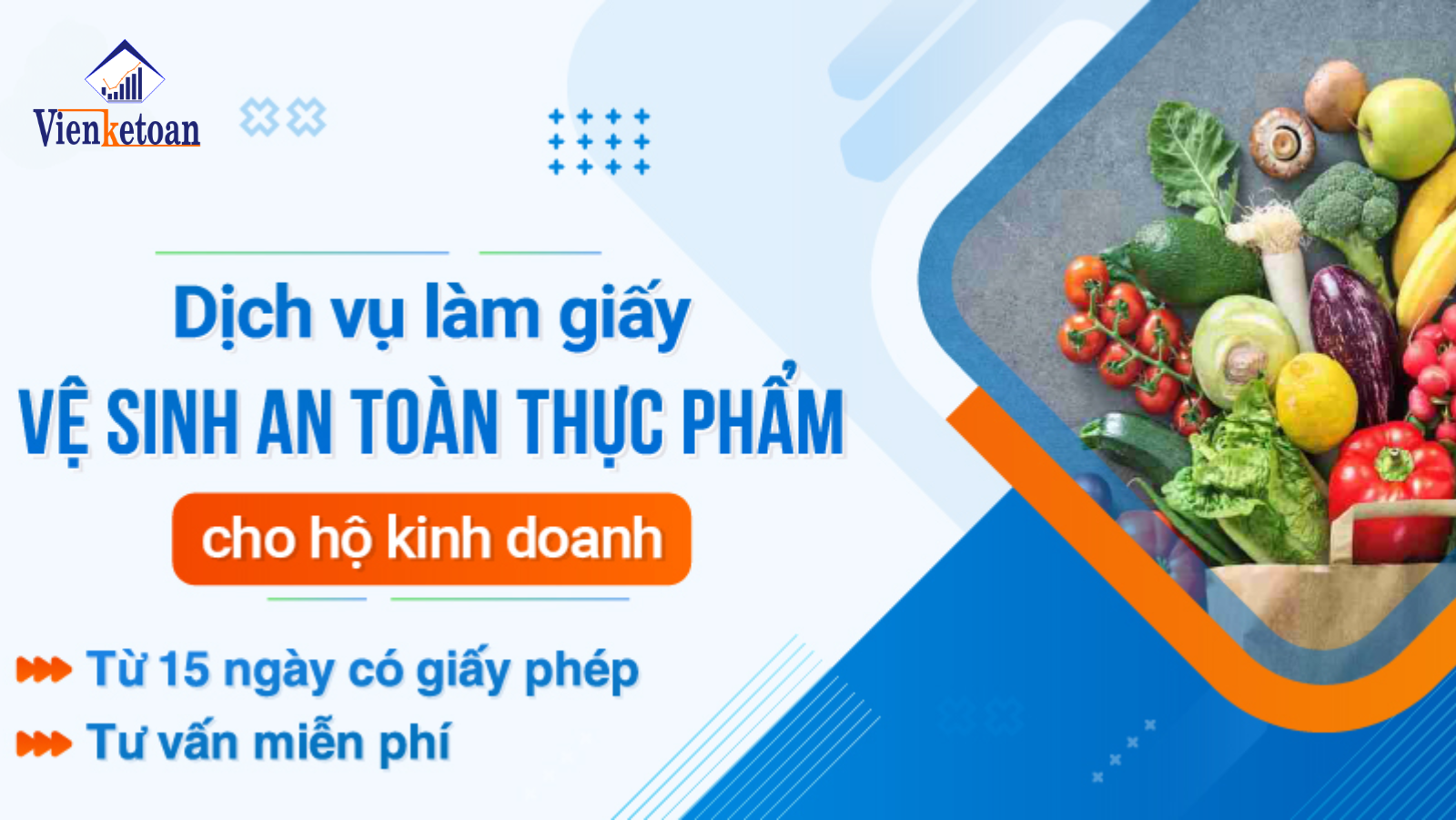Dịch vụ xin giấy phép vệ sinh an toàn thực phẩm cho hộ kinh doanh TOÀN QUỐC