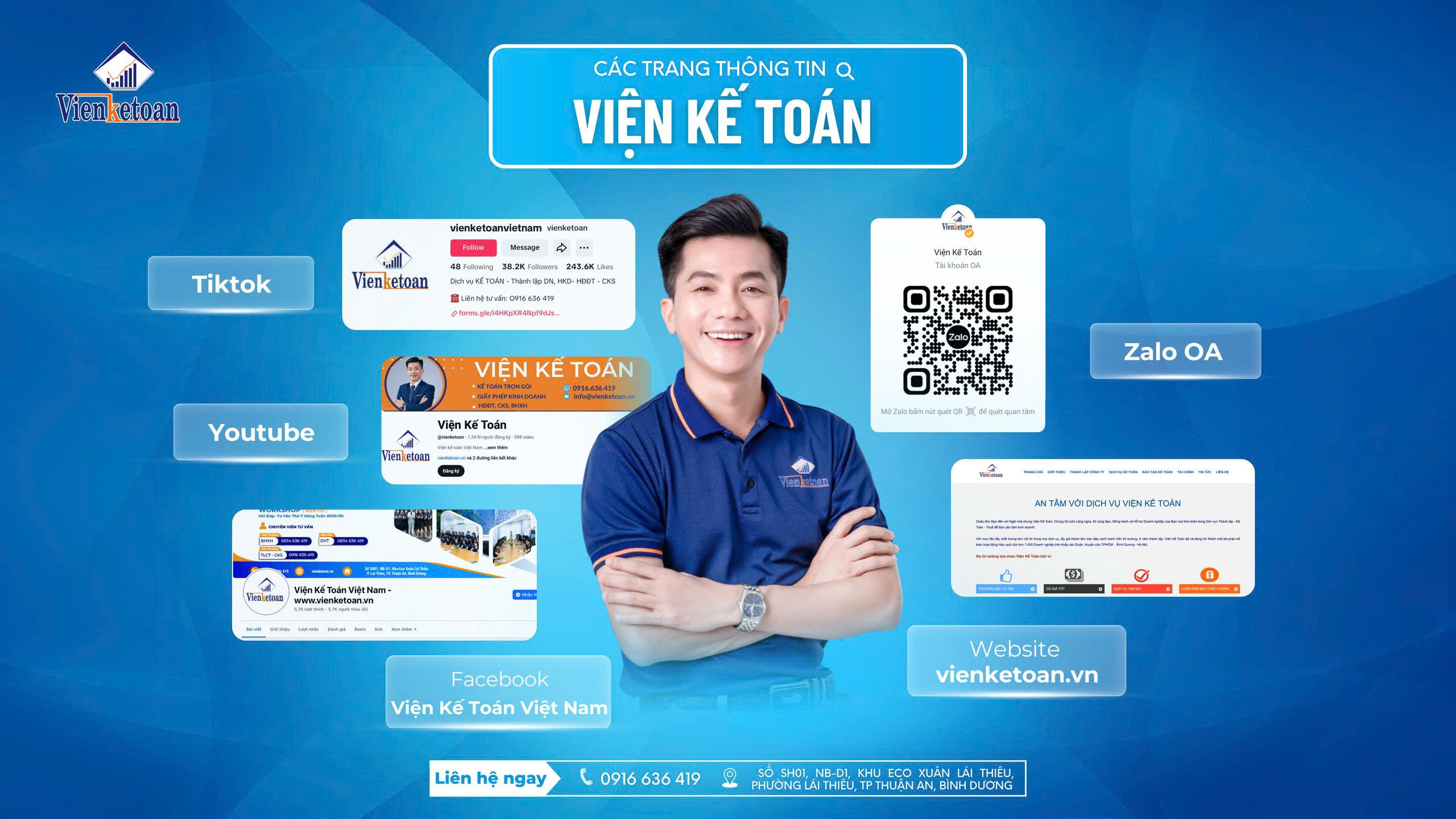 Viện Kế Toán Việt Nam ra mắt hệ thống thông tin chính thức: Cập nhật nhanh chóng - Hỗ trợ kịp thời - Tư vấn đúng luật